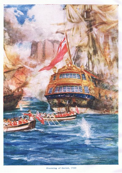 The storming of Geriah AD1756 by Arthur David McCormick